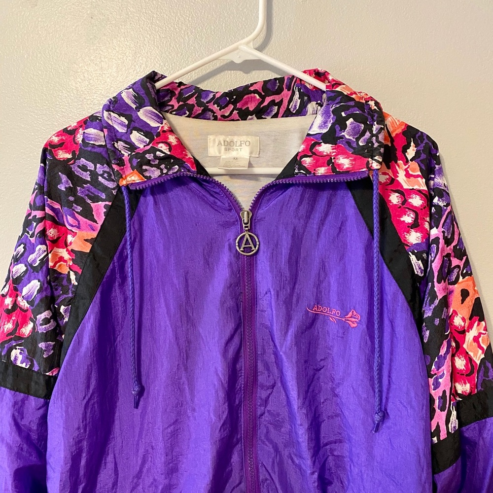 Vtg c.1990s windbreaker 🖤 - Picture 4 of 13